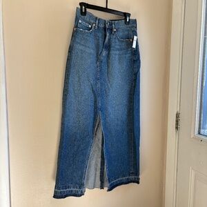 NWT GAP Denim Maxi Skirt - Size 2